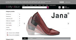 Desktop Screenshot of boty-obuv.cz
