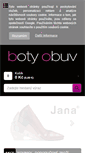 Mobile Screenshot of boty-obuv.cz